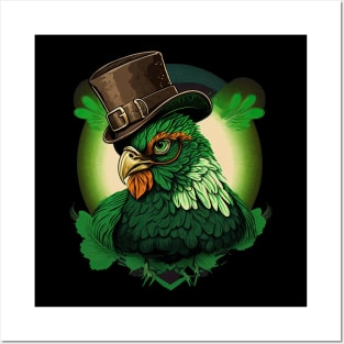 Chicken St Patrick's Day Posters and Art